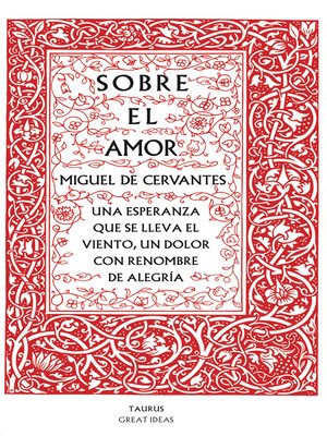 cover image of Sobre el amor (Serie Great Ideas 26)